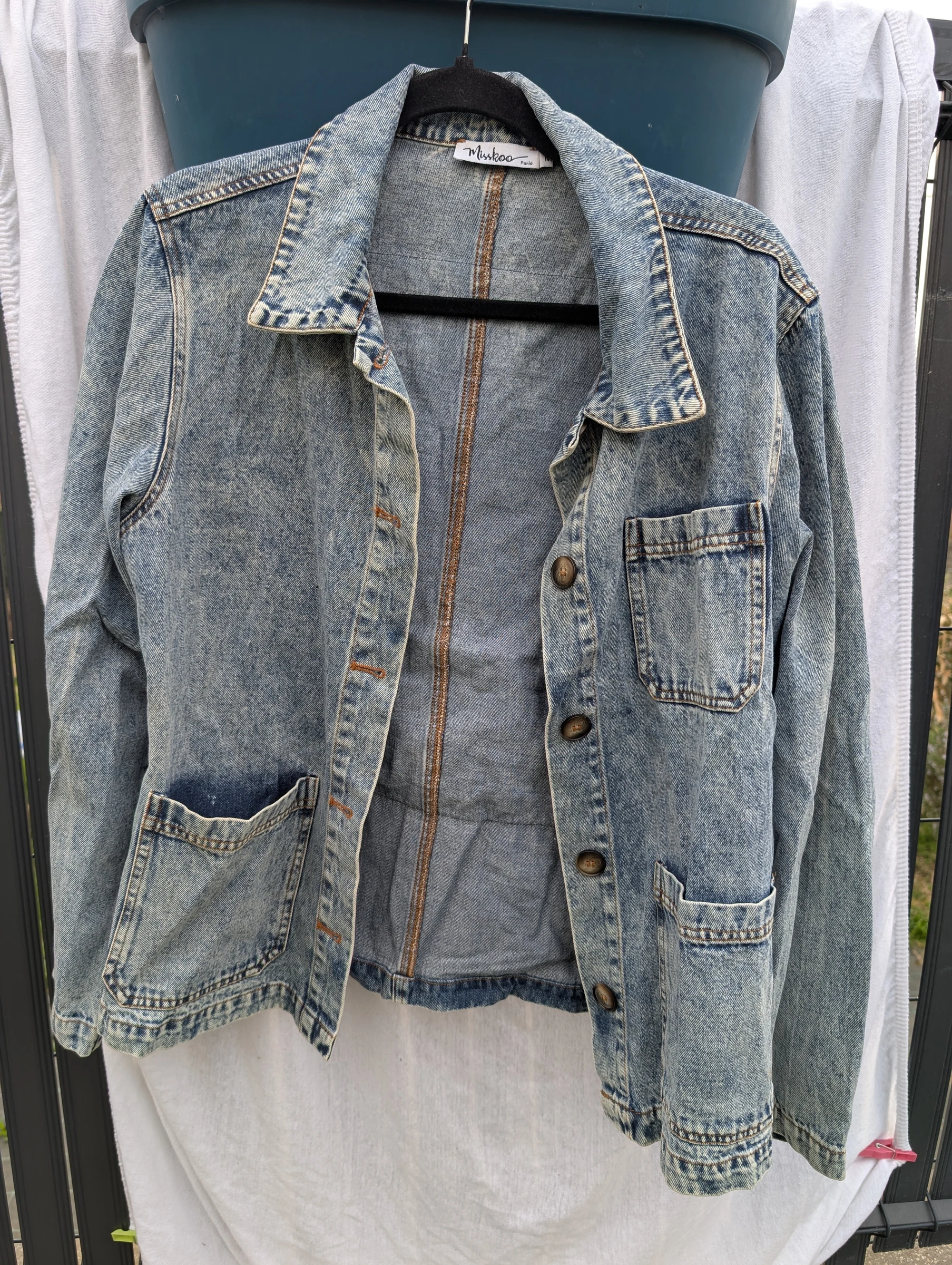 Veste effet jean